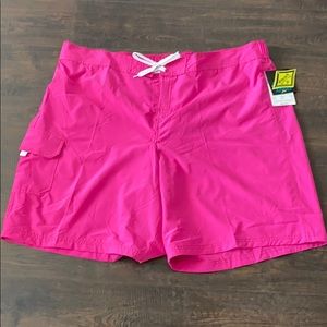 KANU SURF PINK MARINA BOARD SHORTS SWIM 3X NEW